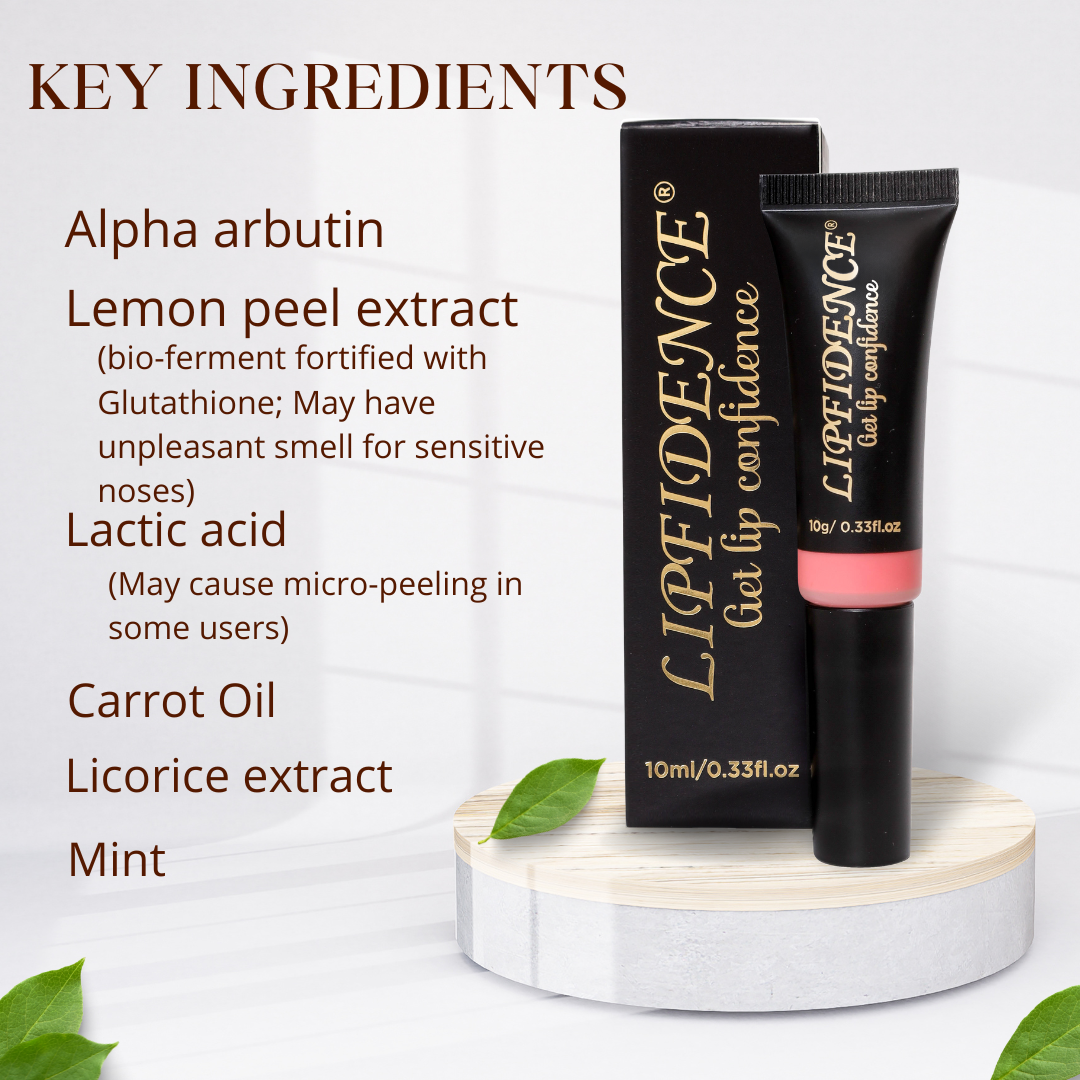 Lip Lightening Cream for Dark Lips|Lip Lightener for Smokers and Non-Smokers | Help fade lip discoloration with Alpha Arbutin & Licorice Extract | Scented+Soothing Mint 10ml/0.33fl.oz